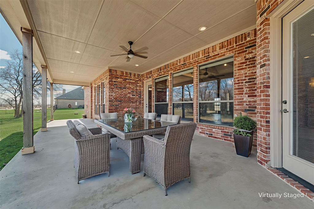 1088 Shadow Lakes Drive Wills Point, TX 75169 - Photo 6 of 27 VIRTUAL STAGED BACK PATIO