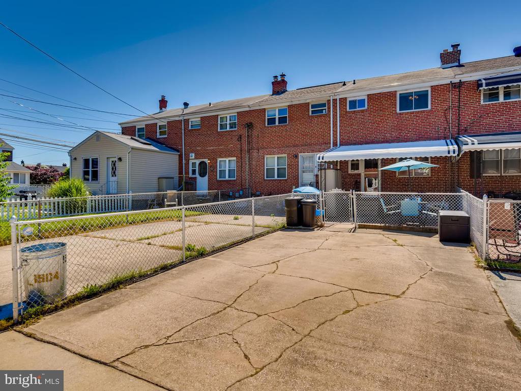 1906 Holborn Road Baltimore, MD 21222 - Photo 27 of 29 Rear Exterior of Home w/private parking pad!