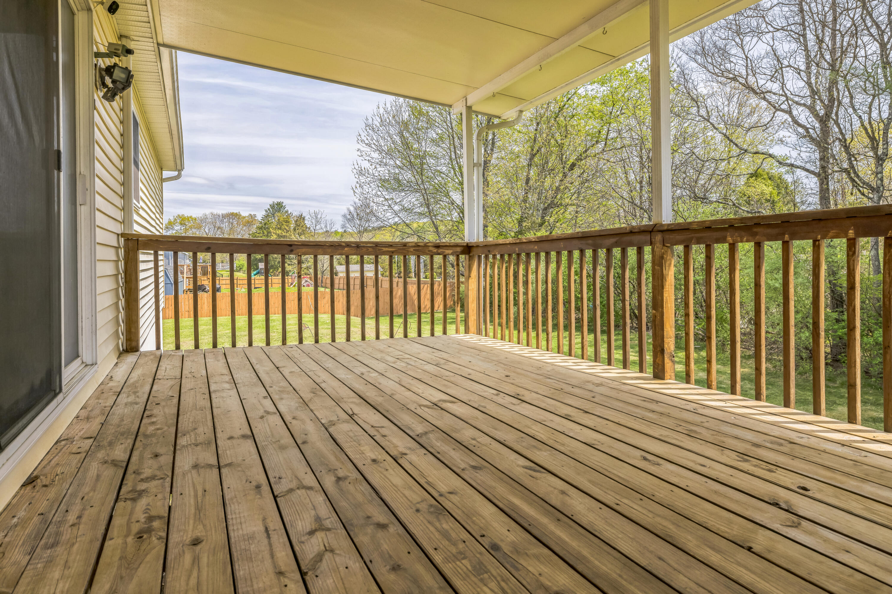 204 Weiss Road Stroudsburg, PA 18360 - Photo 5 of 30 a view of a balcony with wooden floor