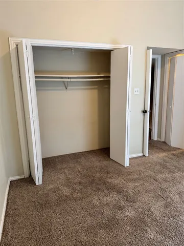 a view of closet area