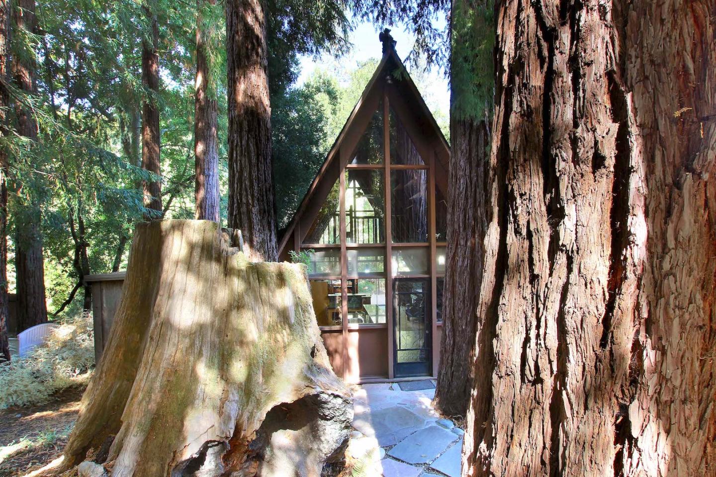 220 Shadowbrook Road Ben Lomond, CA 95005 - Photo 2 of 24 a view of backyard of house