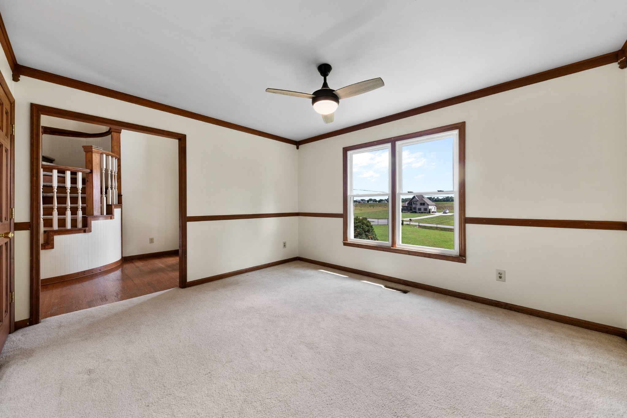 1056 South Cross Bridges Road Mount Pleasant, TN 38474 - Photo 18 of 30 a view of an empty room with a window