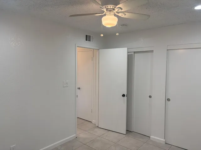 wooden floor with a mirror