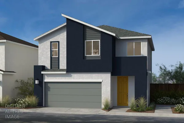 a front view of house with yard