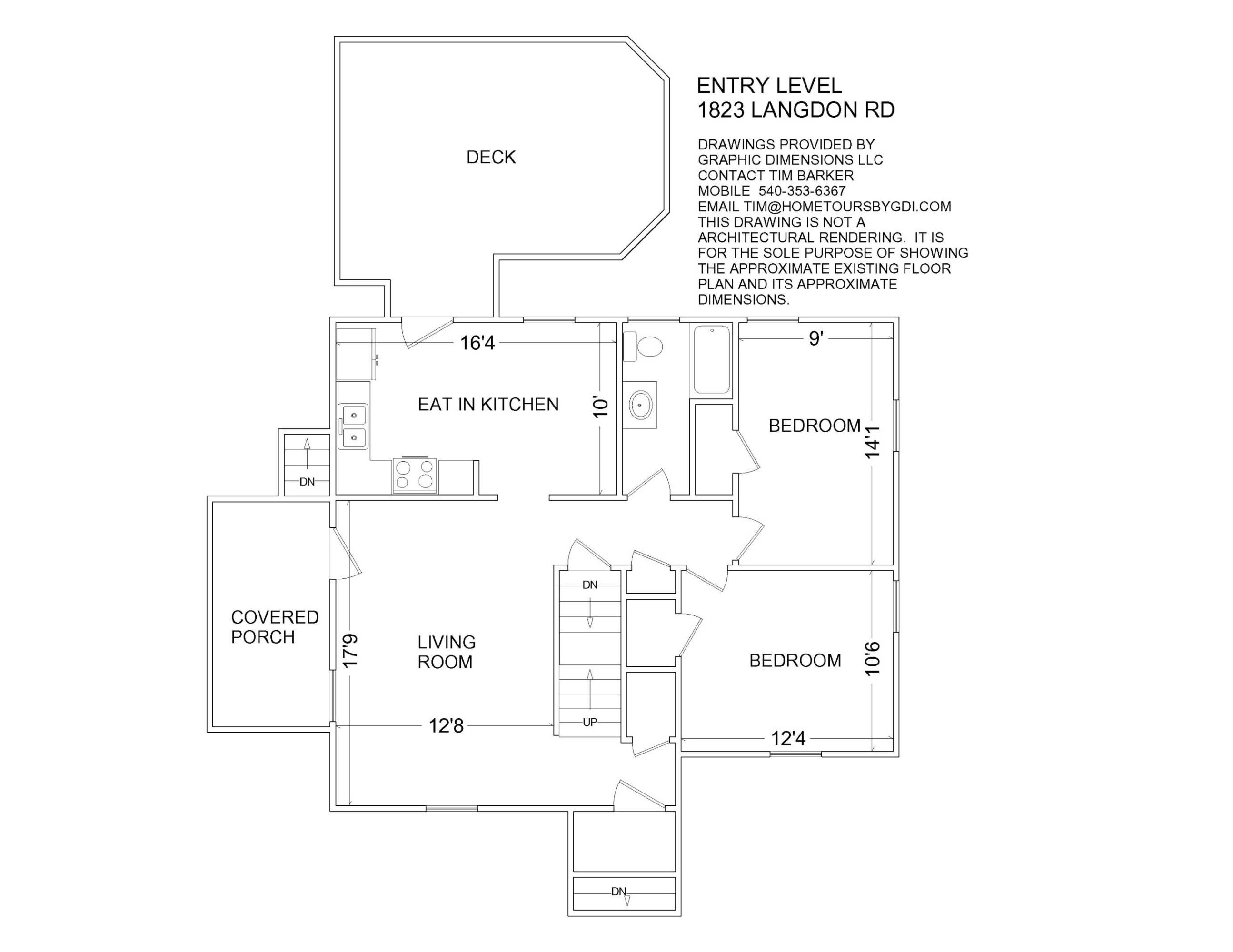 1823 Langdon Road Southwest Roanoke, VA 24015 - Photo 4 of 36 1823_langdon_rd_floor_plans_1