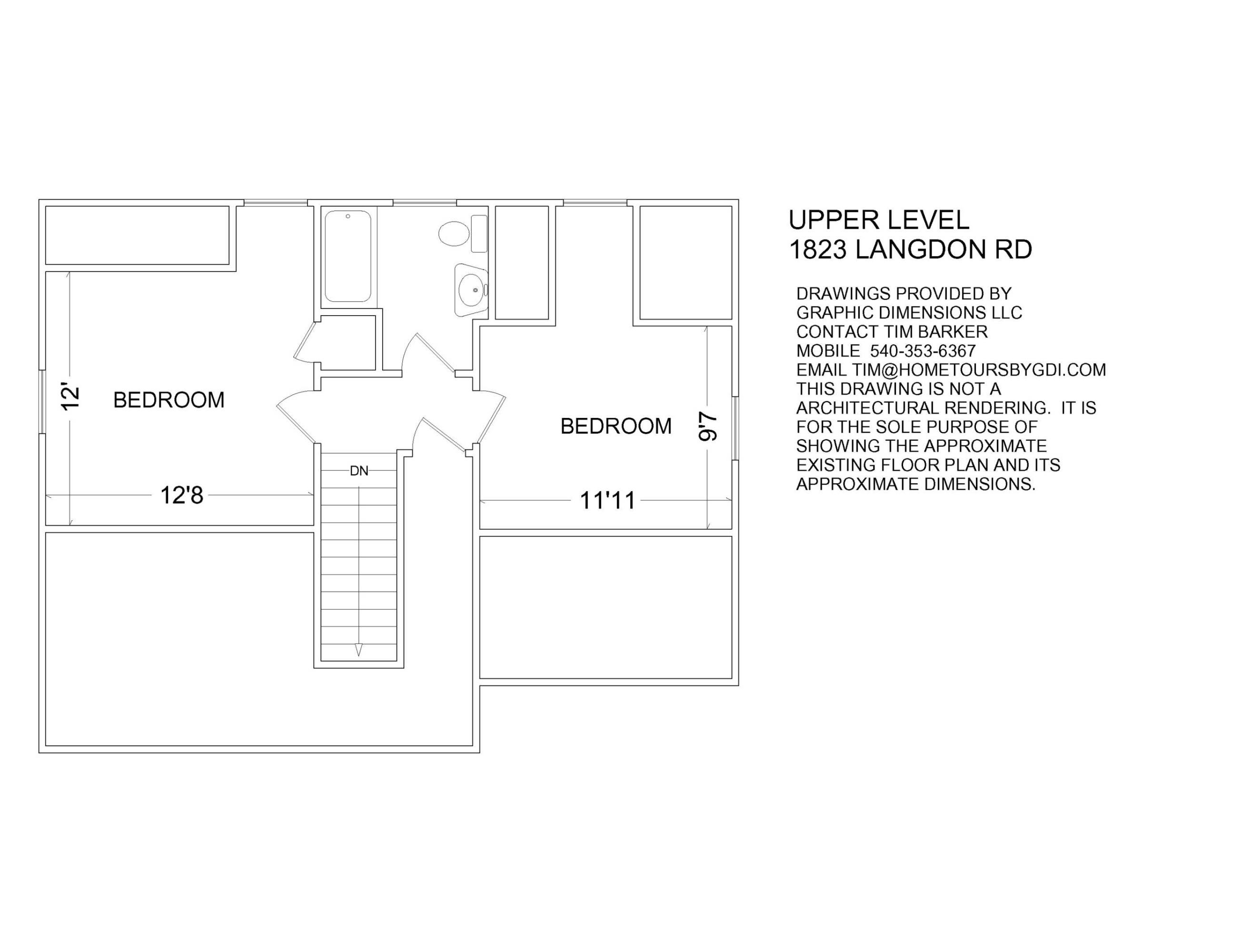1823 Langdon Road Southwest Roanoke, VA 24015 - Photo 5 of 36 1823_langdon_rd_floor_plans_2