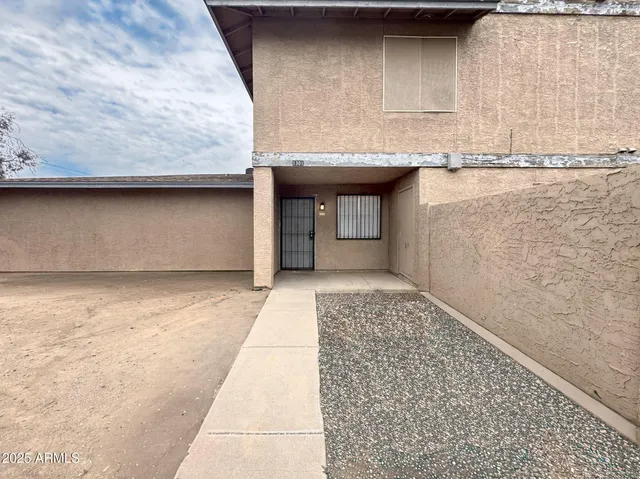 a house with a outdoor space