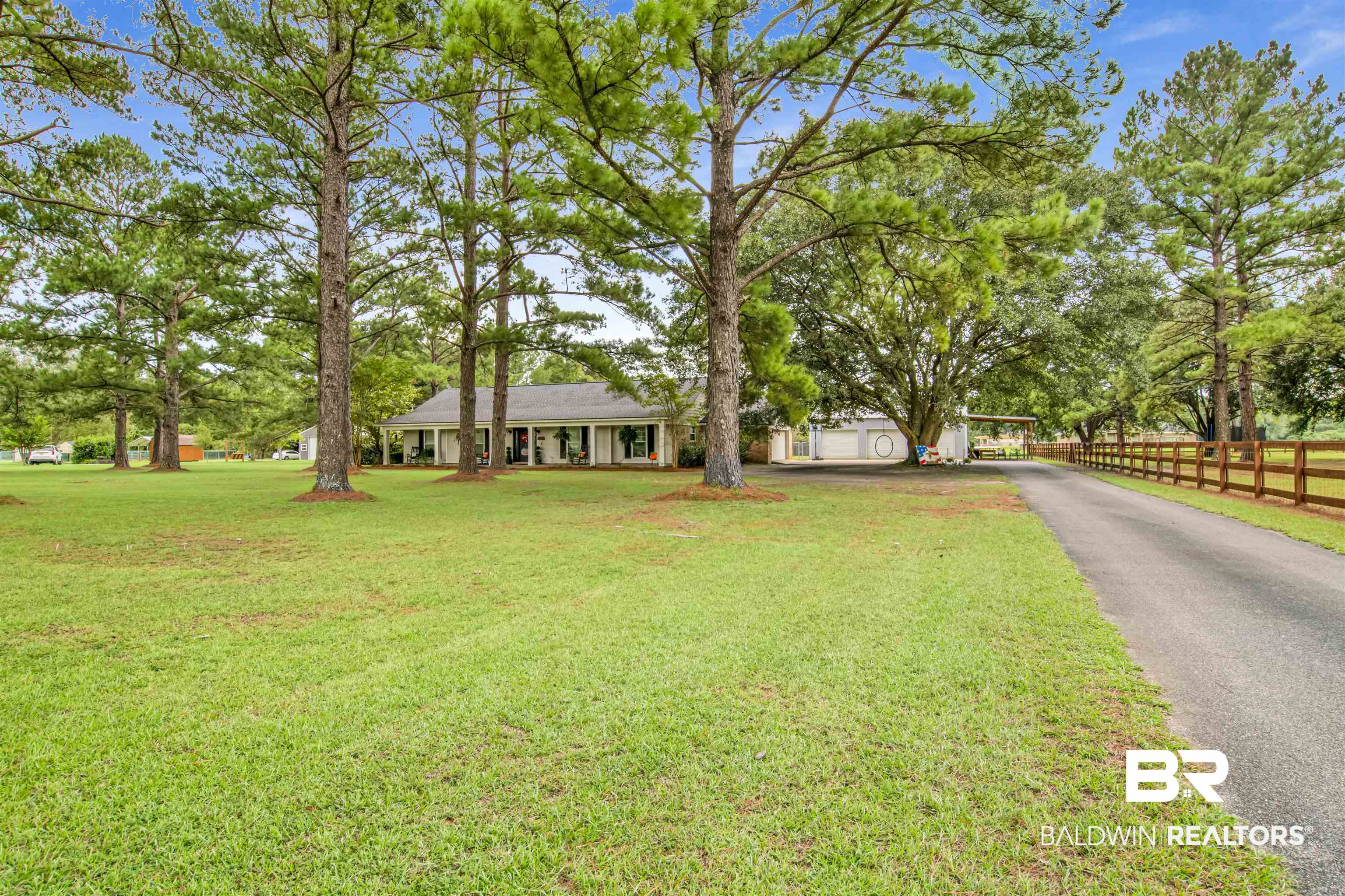 13385 Tom Gaston Road Mobile, AL 36695 - Photo 33 of 42 Ranch-style house with a front lawn