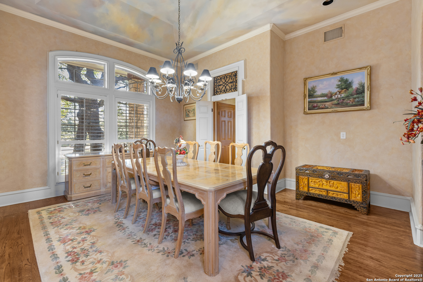 8040 Rolling Acres Trail Fair Oaks Ranch, TX 78015 - Photo 12 of 65 a view of a dining room with furniture