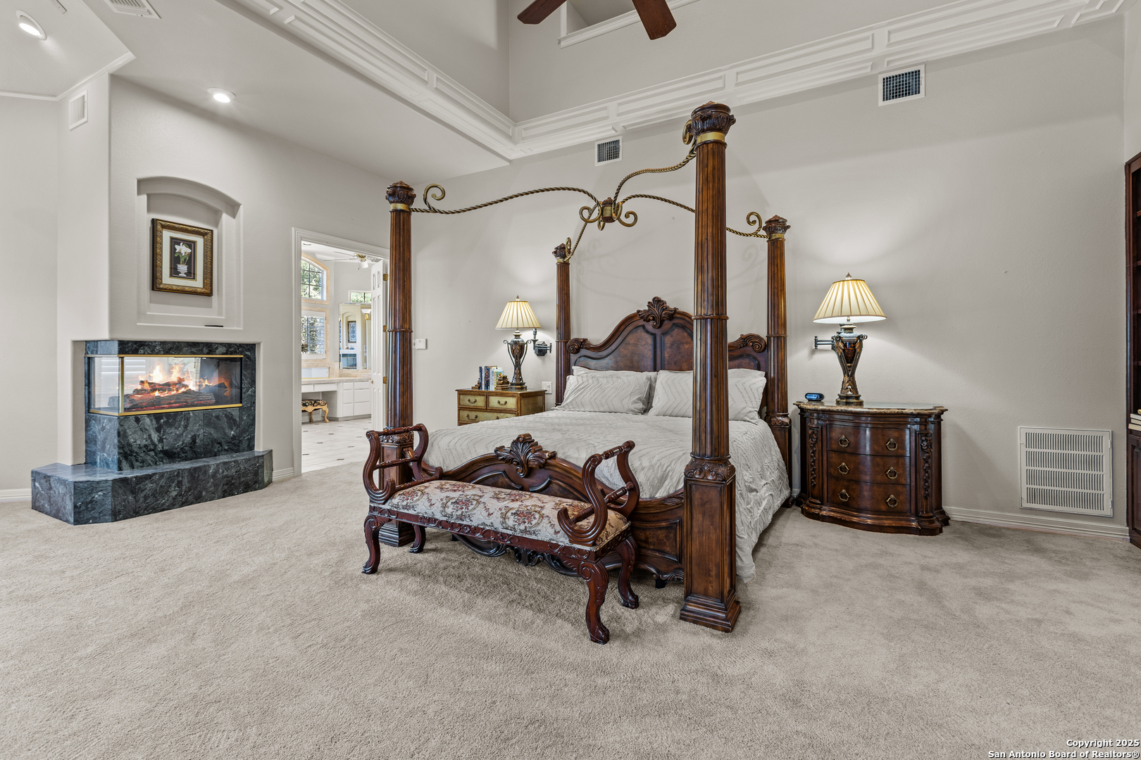 8040 Rolling Acres Trail Fair Oaks Ranch, TX 78015 - Photo 25 of 65 a living room with furniture and a flat screen tv