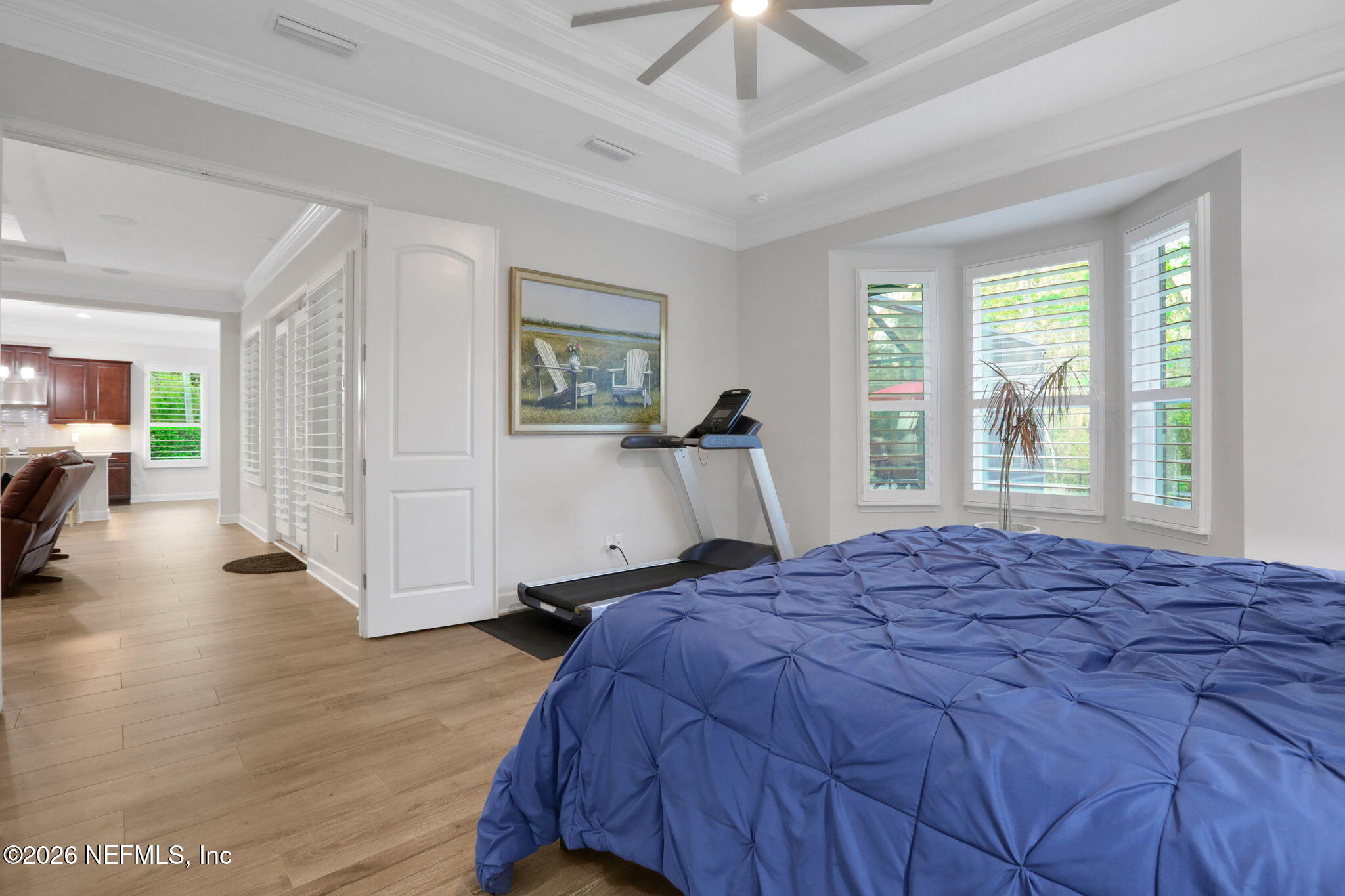 4460 Barkoskie Road Jacksonville, FL 32258 - Photo 30 of 80 a bedroom with a large bed and a window