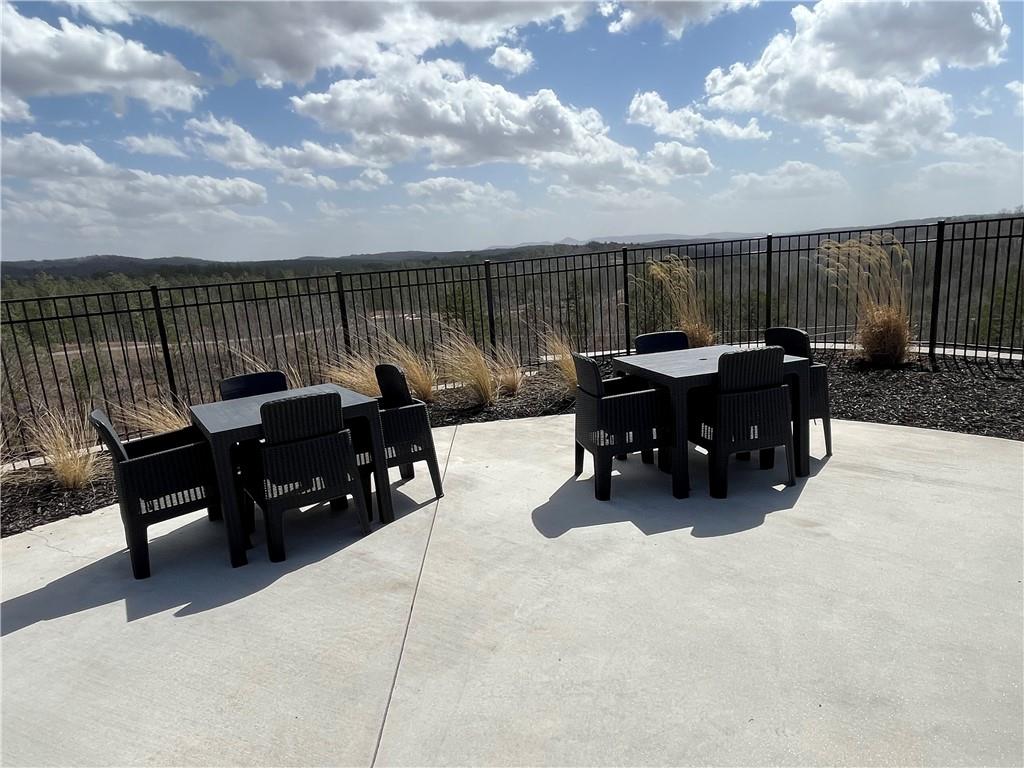 123 Blalock Mountain Road Talking Rock, GA 30175 - Photo 31 of 35 a view of a roof deck with furniture