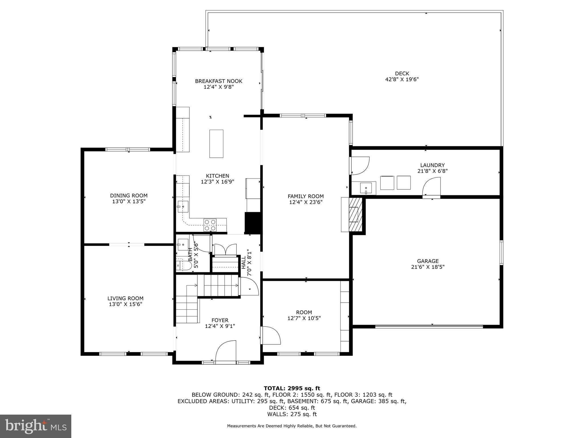 15016 Wellwood Road Silver Spring, MD 20905 - Photo 49 of 52 Main floor plan
