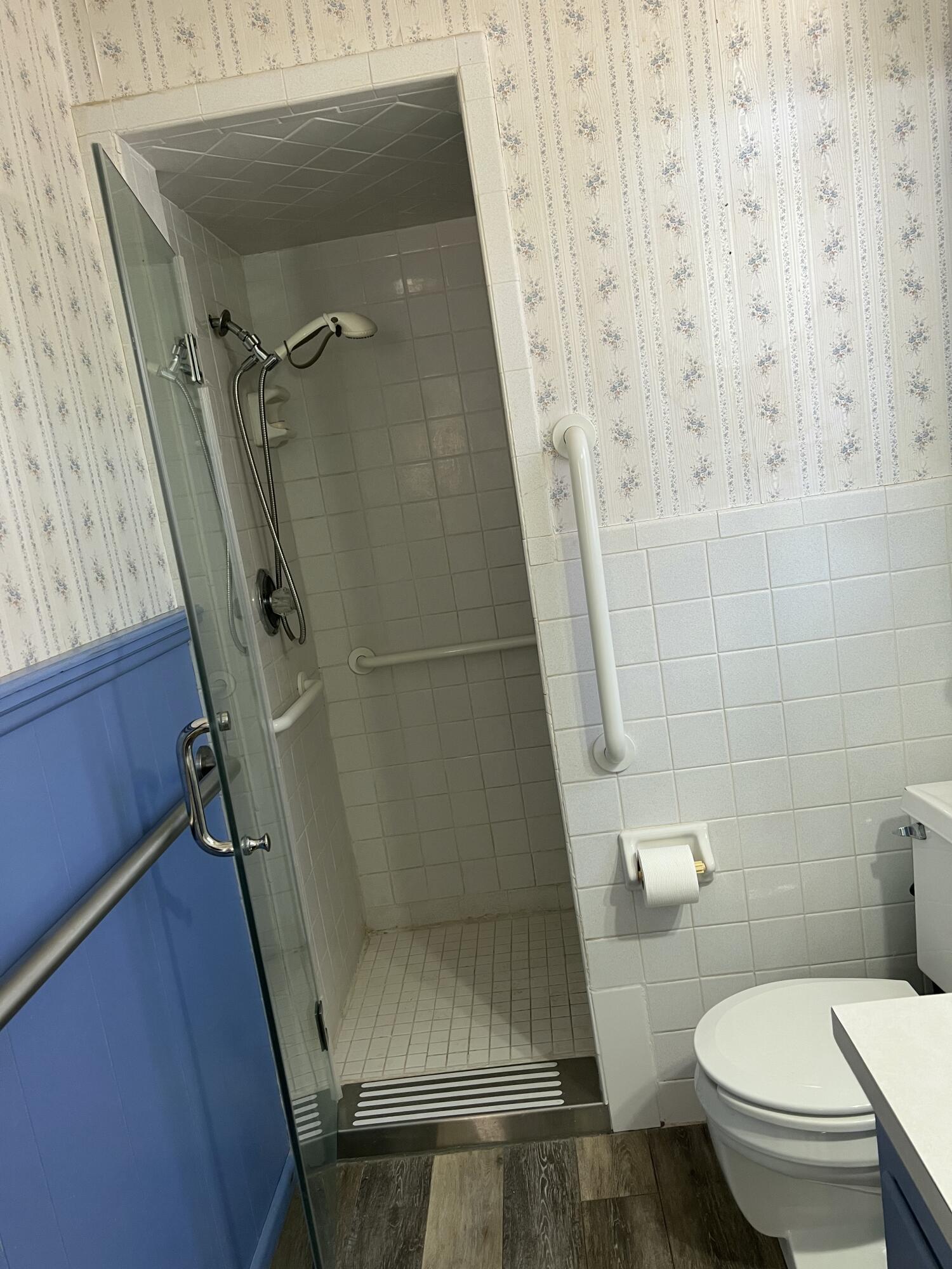 5520 36th Street Lubbock, TX 79407 - Photo 15 of 27 a bathroom with a toilet and a shower