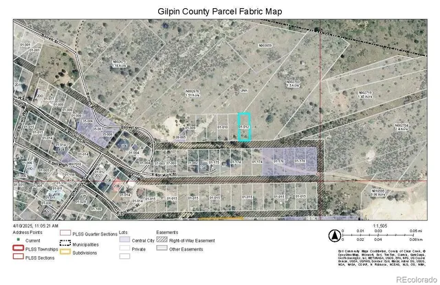 $36,000 | Lot 11 East 7th Street, Central City, CO 80427