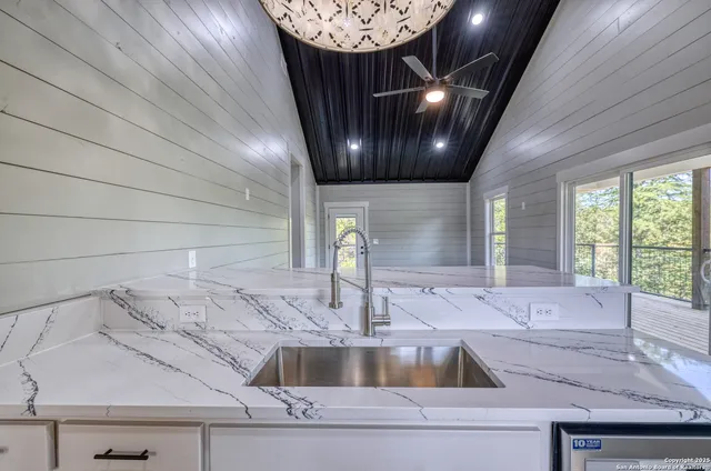 a refrigerator in a kitchen and a refrigerator