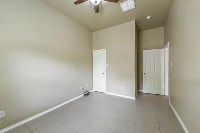 a view of an empty room