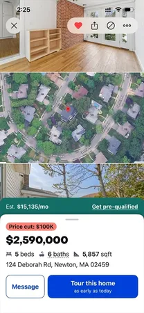 $2,590,000 | 124 Deborah Road, Newton, MA 02459