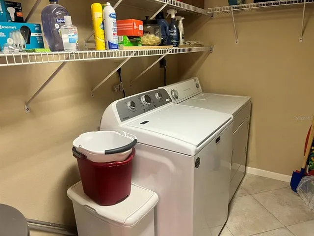 a view of washer and dryer