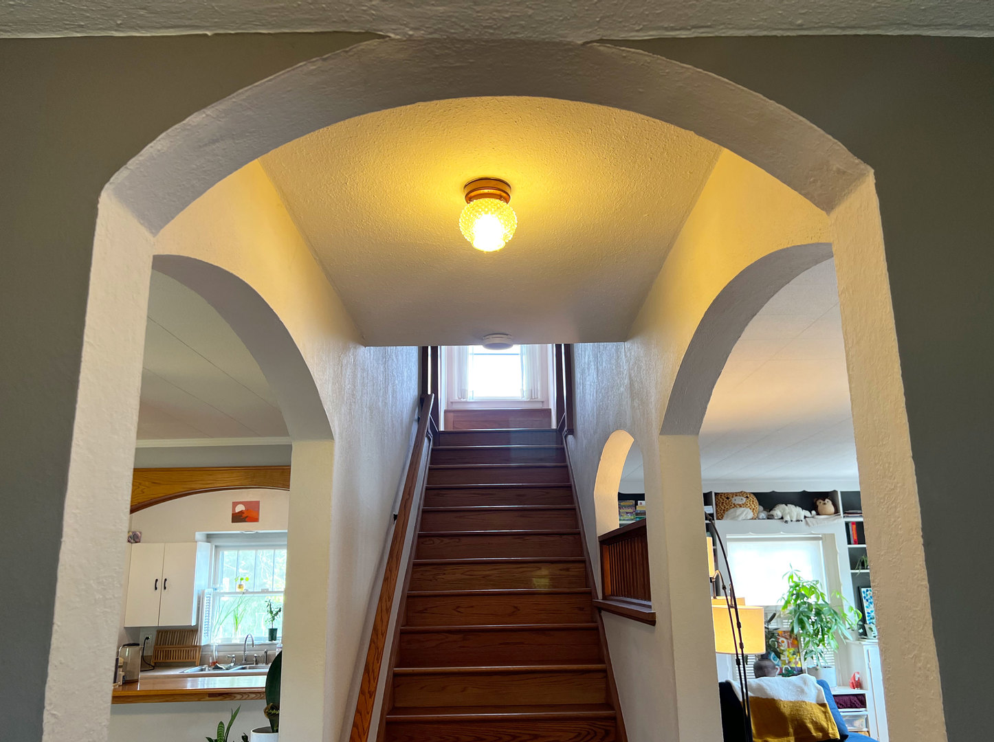 1108 West Daniel Street Champaign, IL 61821 - Photo 2 of 55 a view of entryway and hall with wooden floor
