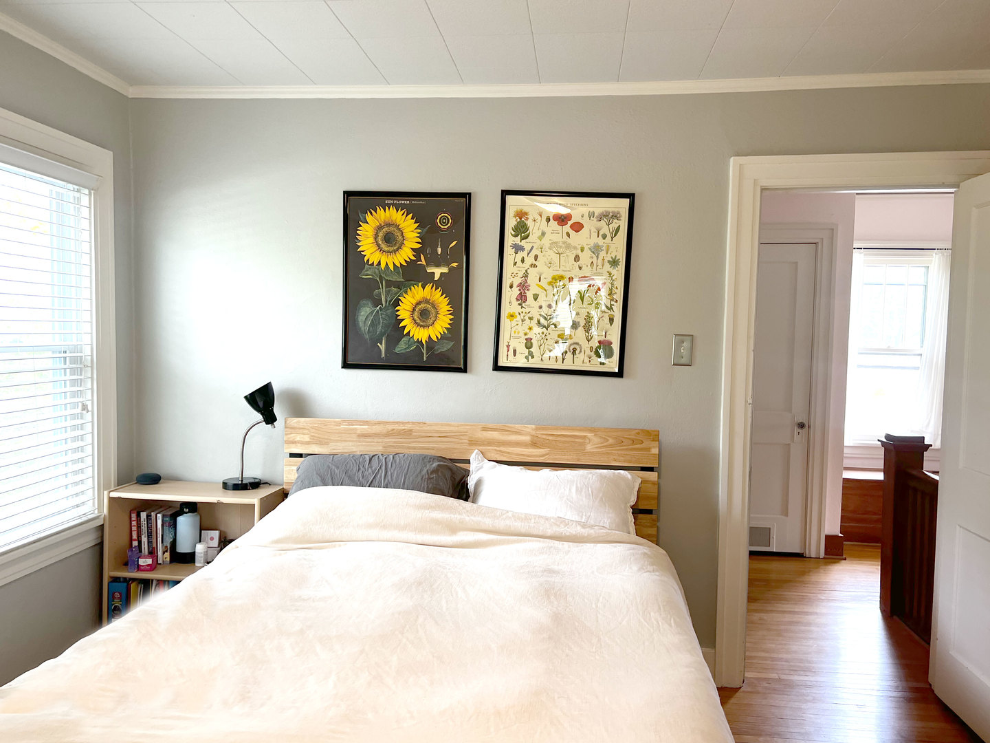 1108 West Daniel Street Champaign, IL 61821 - Photo 25 of 55 a bedroom with a bed and painting on the wall