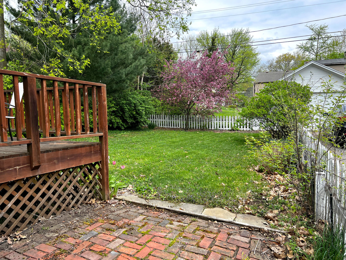 1108 West Daniel Street Champaign, IL 61821 - Photo 40 of 55 a view of a backyard with wooden fence