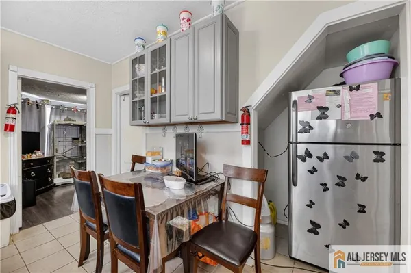 a view of a hallway with a hardwood floor