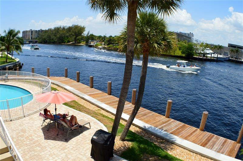 1705 North Riverside Drive, Unit 5 Pompano Beach, FL 33062 - Photo 19 of 24 a view of swimming pool with a patio