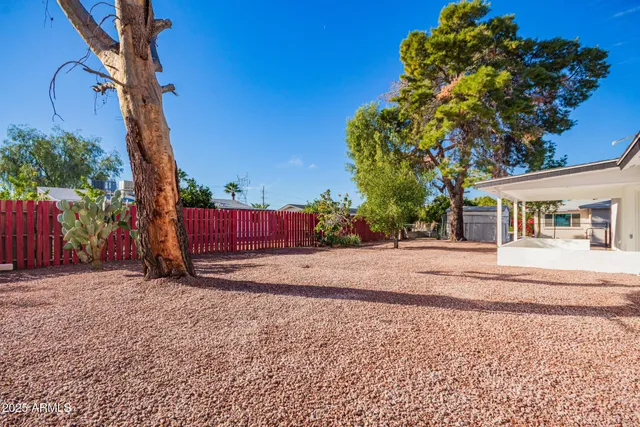 a view of a out door space area