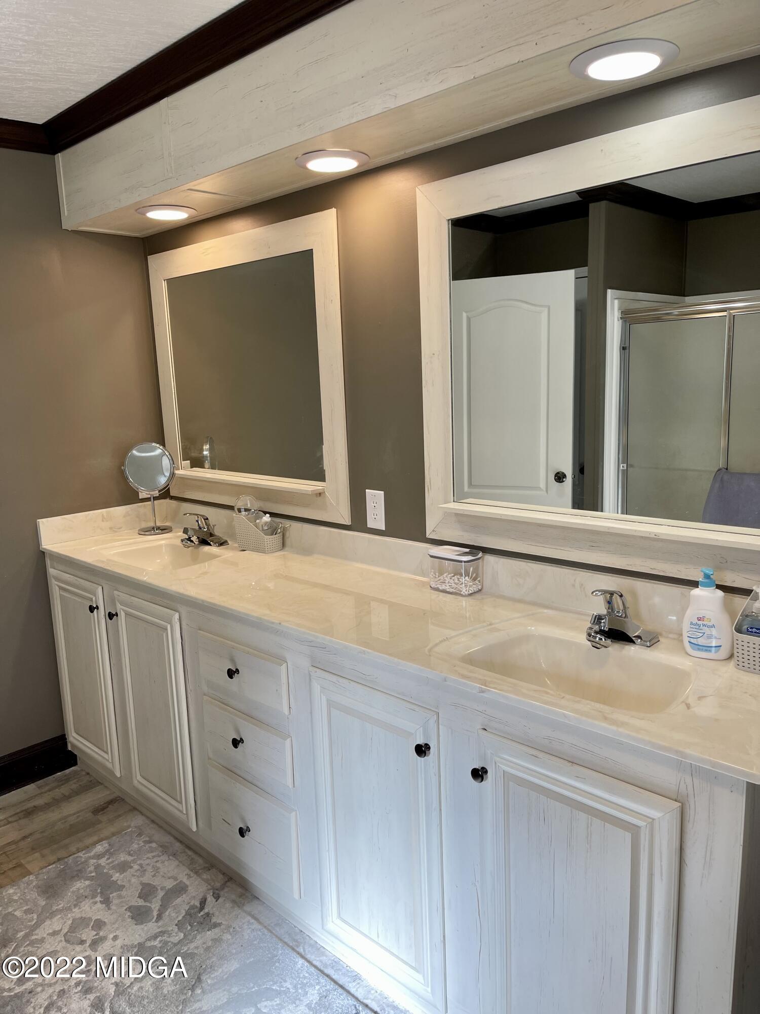 9532 Old Gordon Road Dry Branch, GA 31020 - Photo 12 of 29 a bathroom with a sink and a mirror