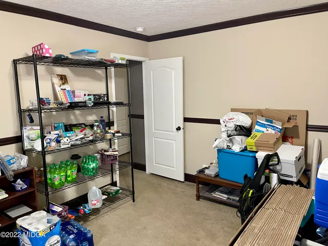 a room with storage and utility