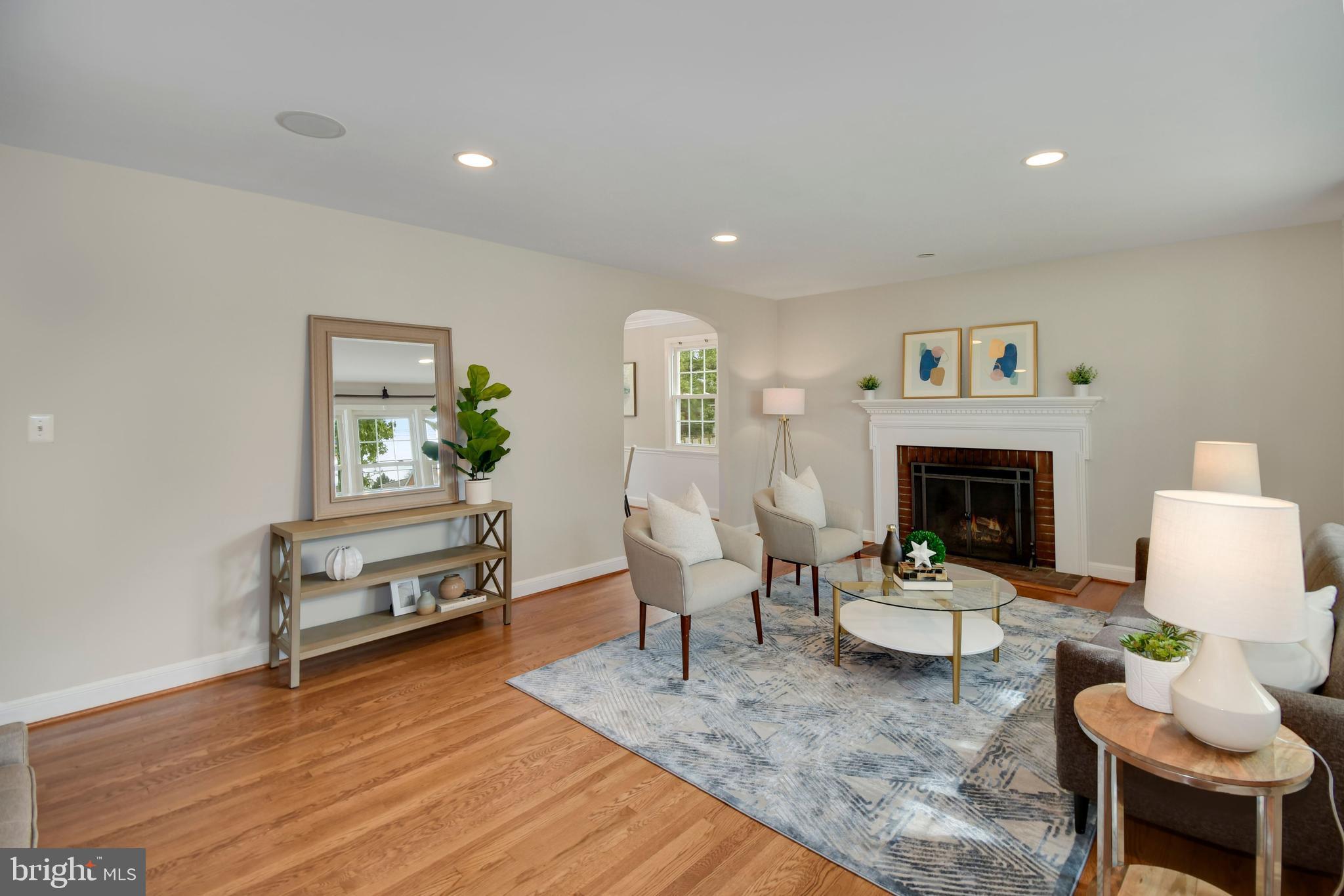 6105 Brandon Avenue Springfield, VA 22150 - Photo 2 of 45 Updated, freshly painted, refinished hardwoods