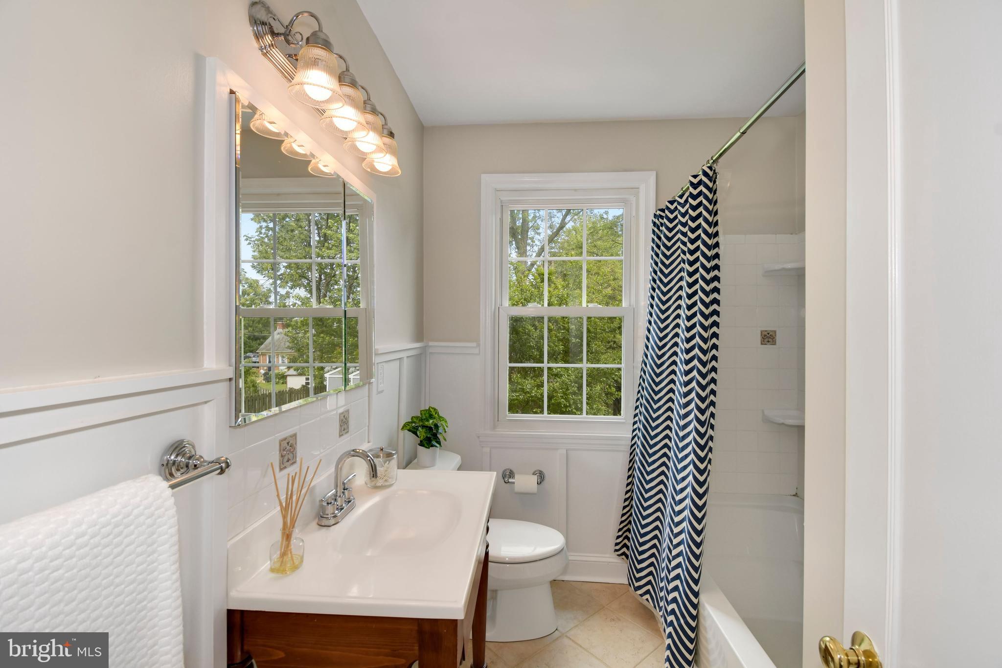6105 Brandon Avenue Springfield, VA 22150 - Photo 21 of 45 Hall bath completely updated with charming details
