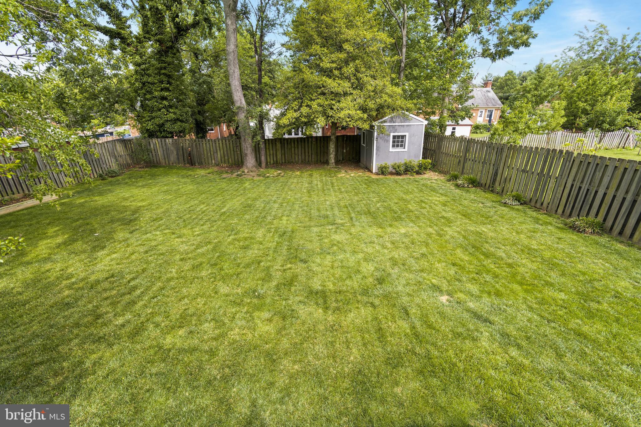 6105 Brandon Avenue Springfield, VA 22150 - Photo 23 of 45 Expansive fully fenced rear yard oasis