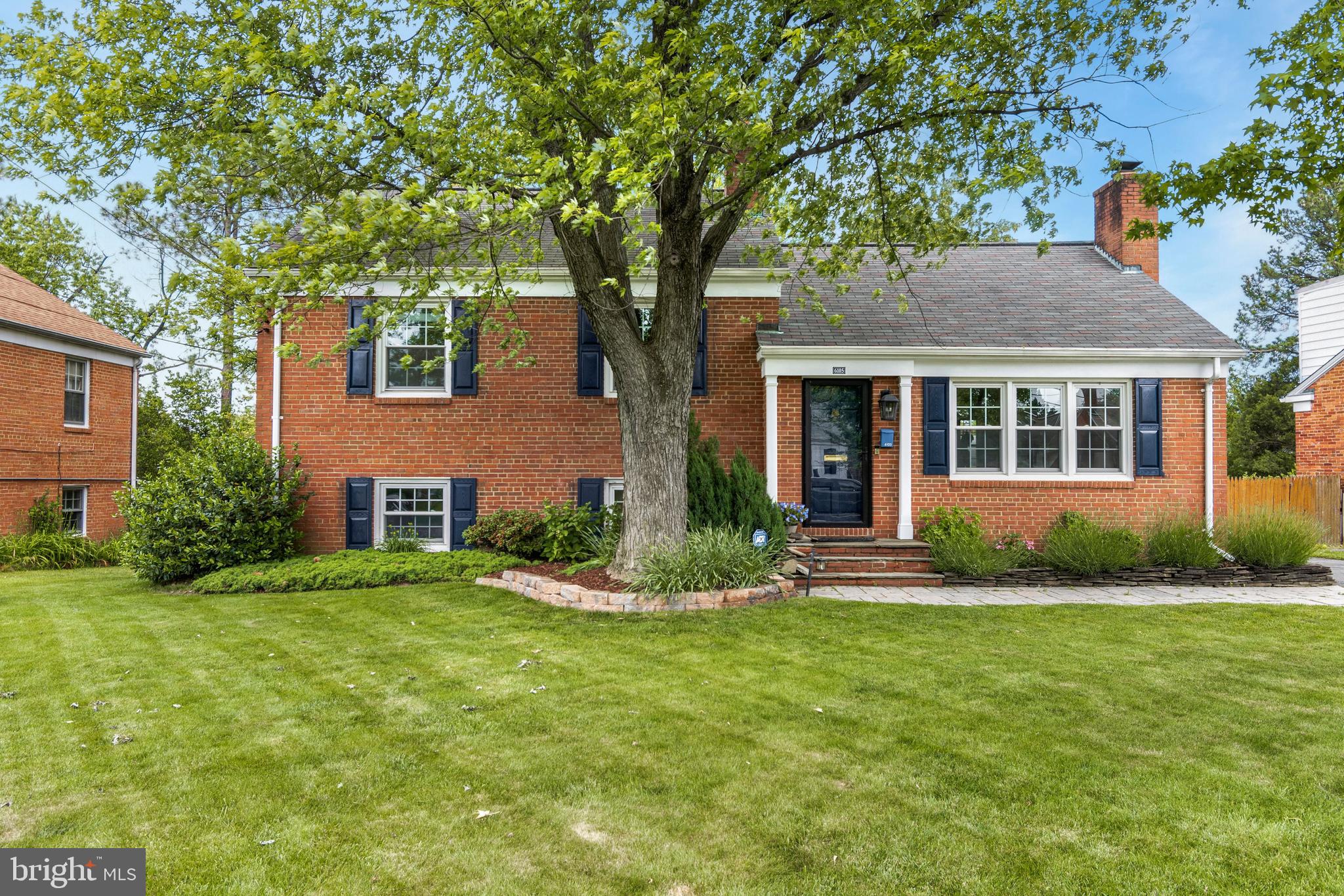 6105 Brandon Avenue Springfield, VA 22150 - Photo 4 of 45 Beautiful mature landscaping, stunning curb appeal