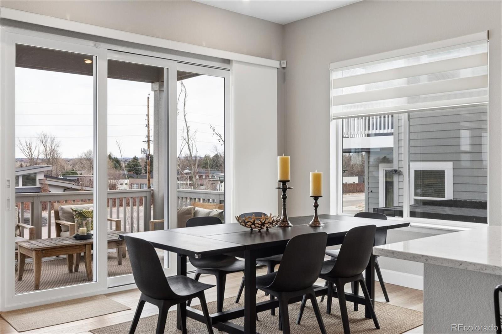 5980 South Platte Canyon Road Littleton, CO 80123 - Photo 16 of 50 a view of a dining room with furniture window and outside view