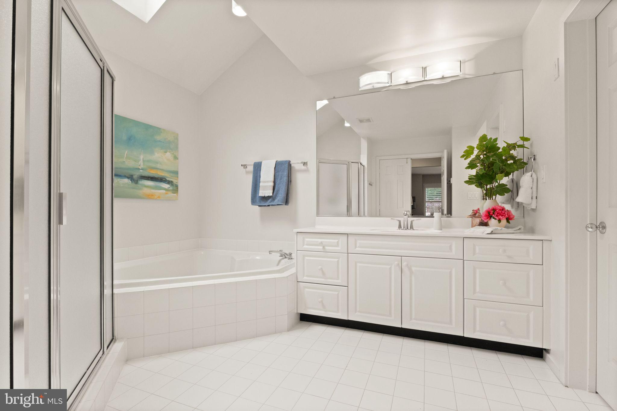 1424 Belcastle Court Reston, VA 20194 - Photo 14 of 33 Oversized primary bath with skylight