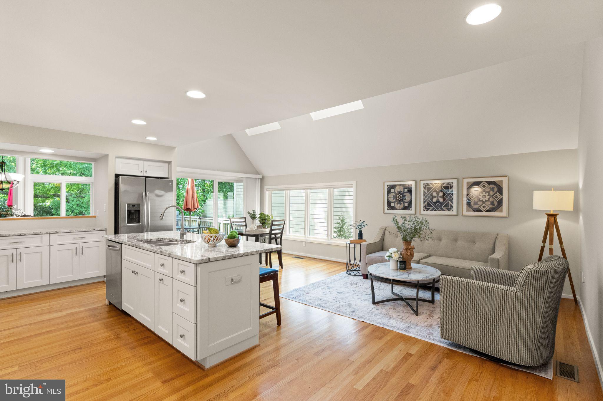 1424 Belcastle Court Reston, VA 20194 - Photo 6 of 33 Light filled kitchen family room