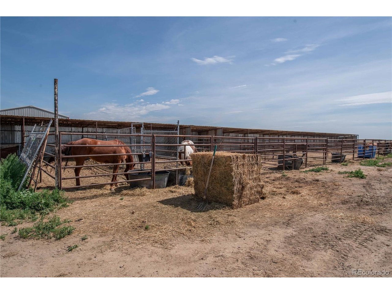9368 41st Fort Fort Lupton, CO 80621 - Photo 38 of 44 a view of a terrace with a wooden fence