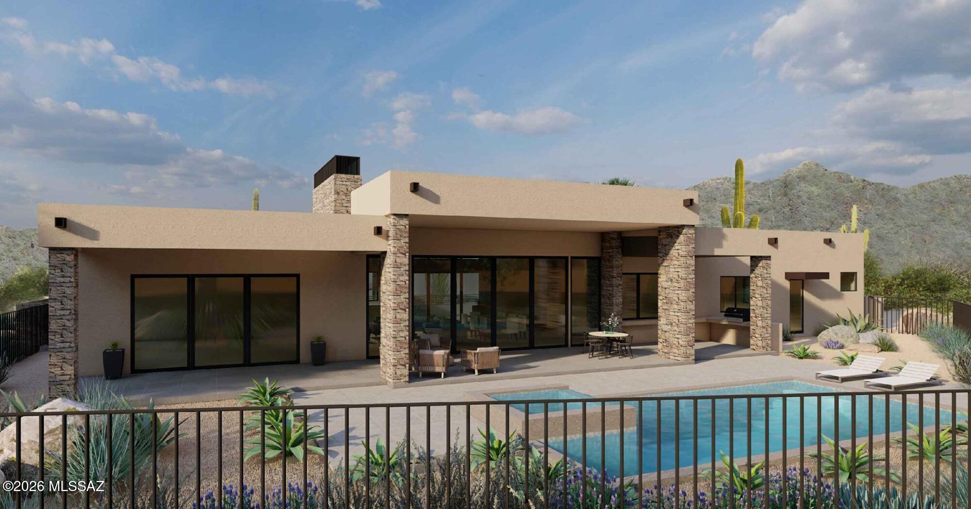 14953 North Slippery Ridge Loop, Unit LOT 478 Tucson, AZ 85755 - Photo 8 of 9 SC 478 Back render