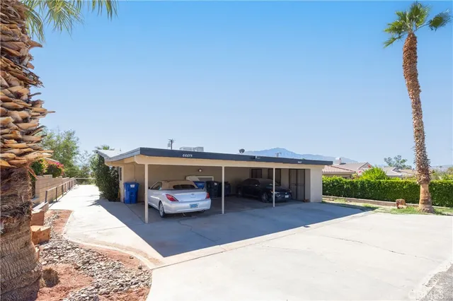 a car parked on the side of the road