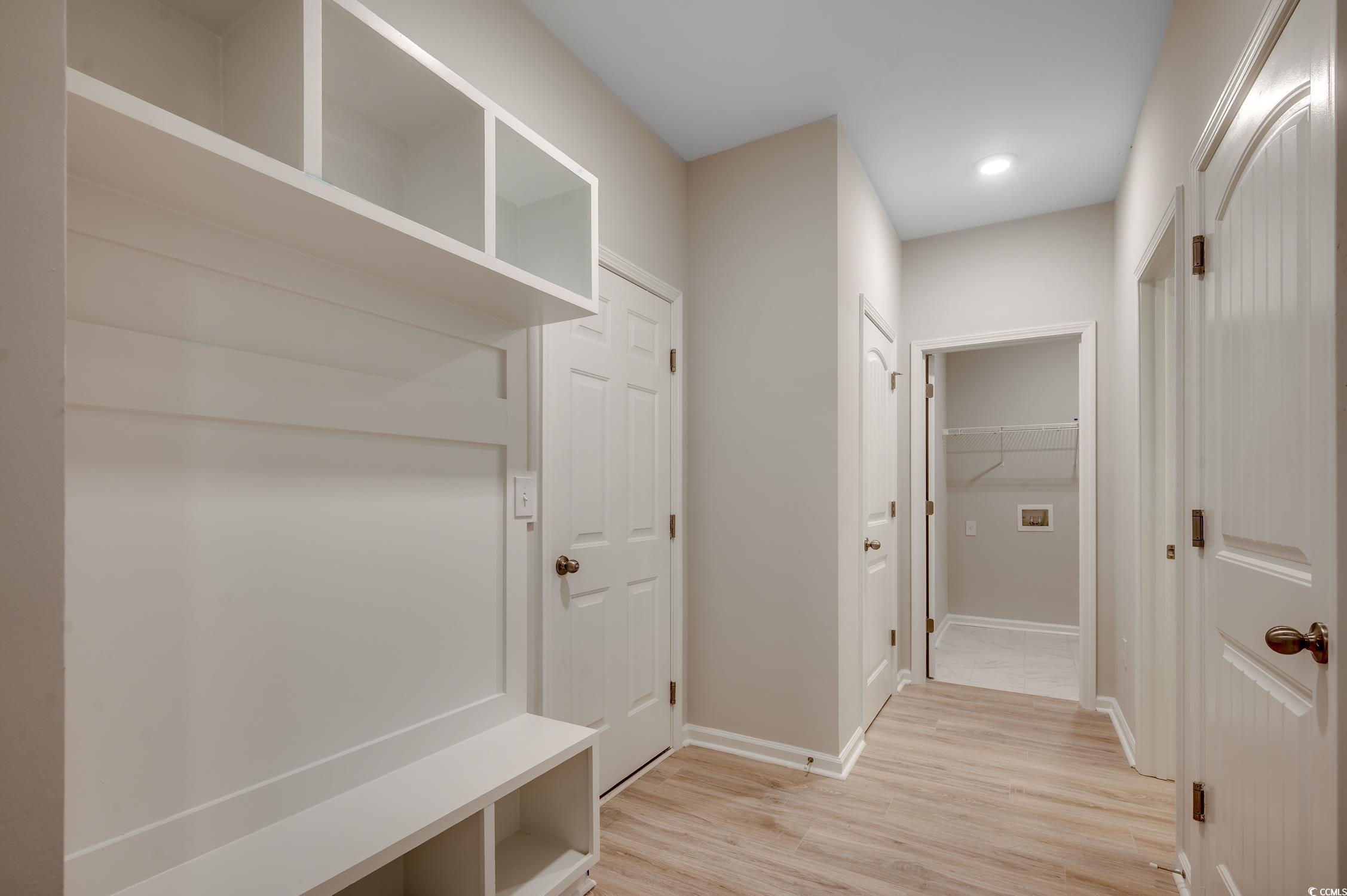 439 Kapalua Loop Little River, SC 29566 - Photo 5 of 36 Mudroom featuring light wood finished floors and recessed lighting
