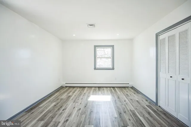 a view of wooden floor in a room