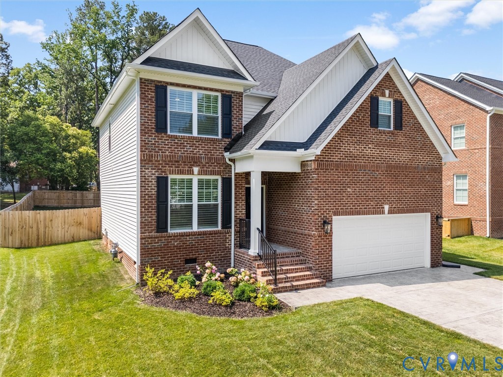 9011 Midway Road Henrico, VA 23229 - Photo 1 of 65 Brick and siding exterior with gabled roof lines
