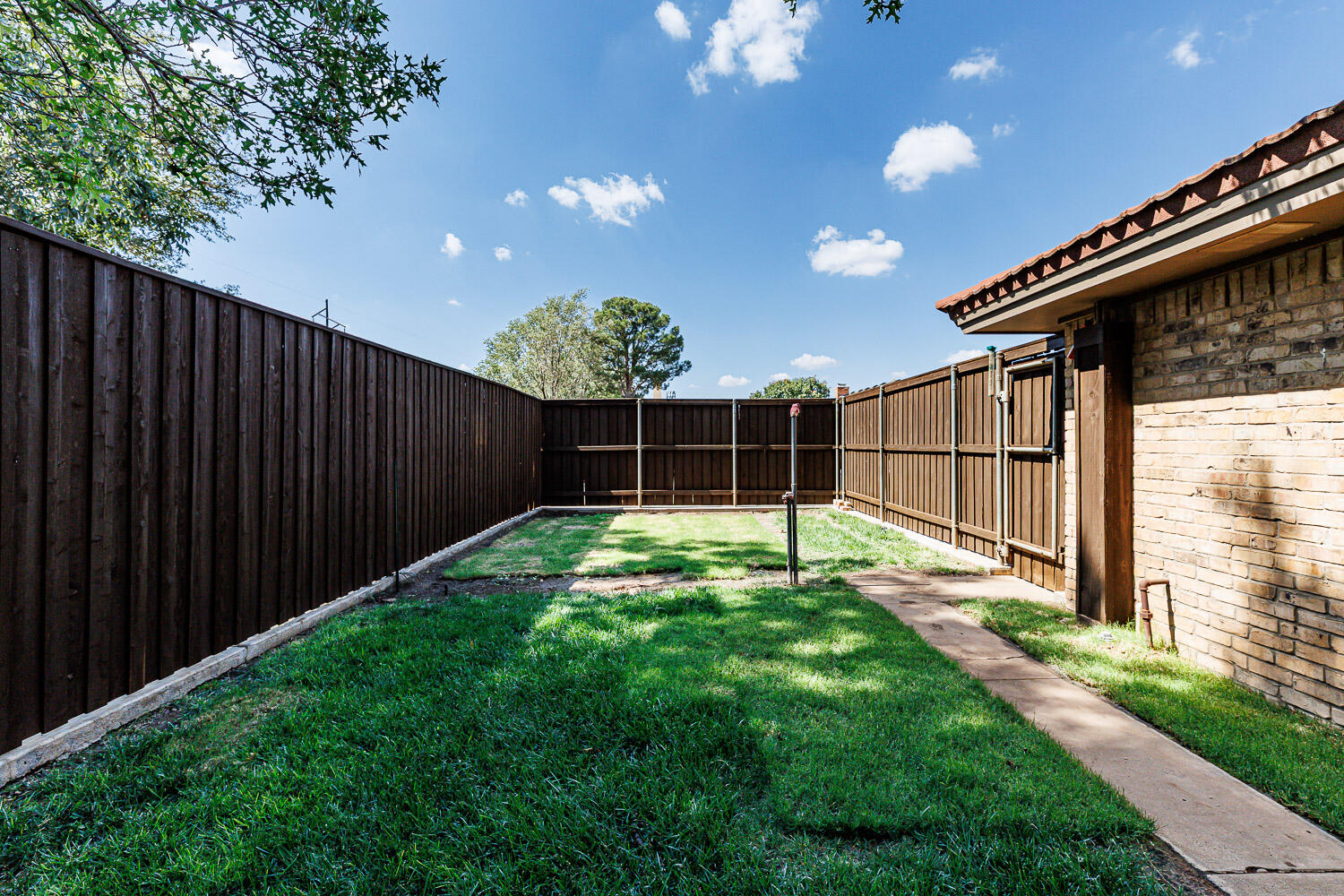 5717 72nd Street Lubbock, TX 79424 - Photo 52 of 54 a view of yard with a big yard and potted plants