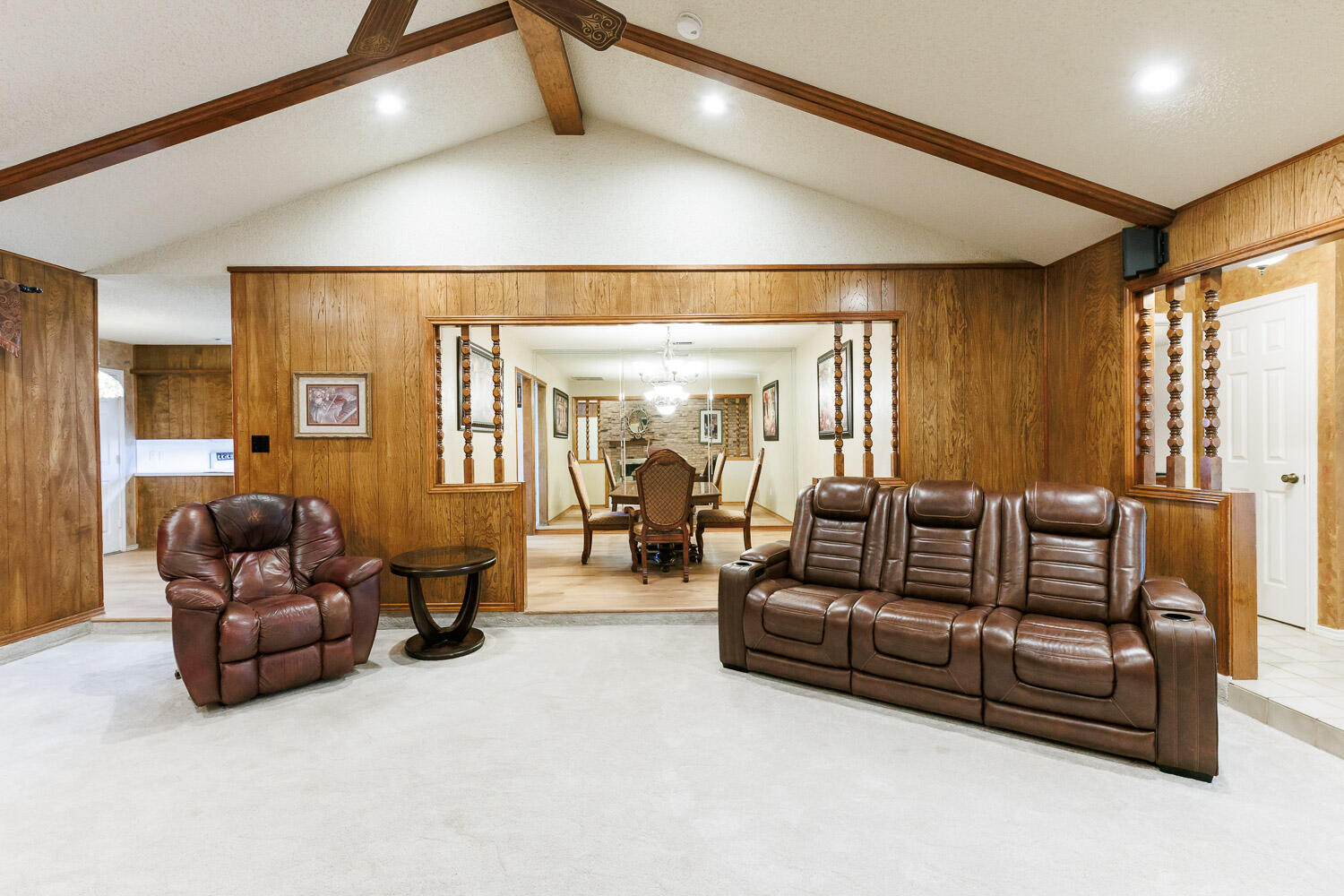 5717 72nd Street Lubbock, TX 79424 - Photo 9 of 54 a living room with furniture and a large window