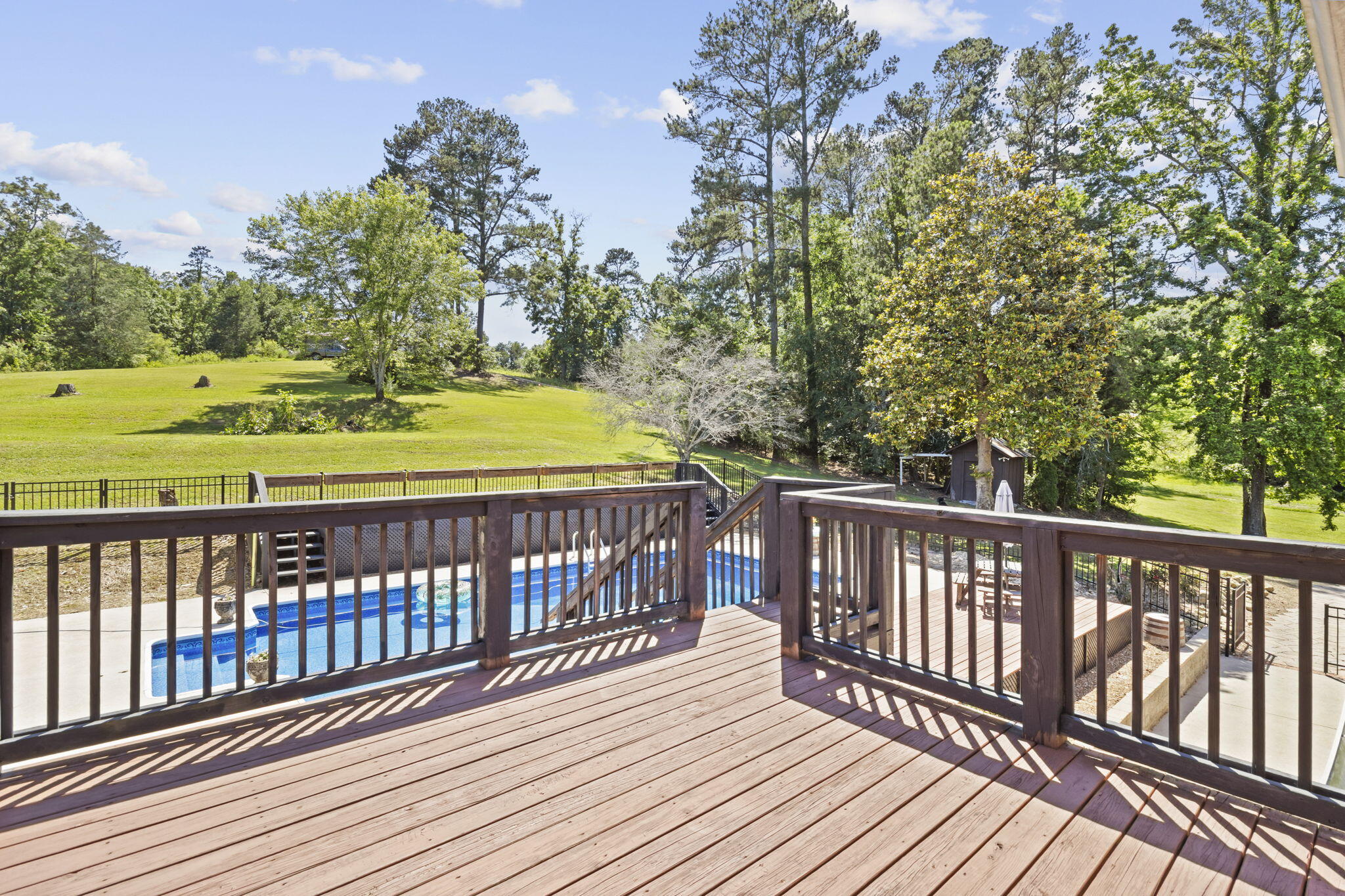 8802 Pine Ridge Road Ooltewah, TN 37363 - Photo 48 of 94 View of pool and property.