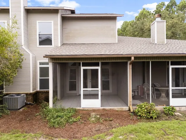 a house view with a outdoor space
