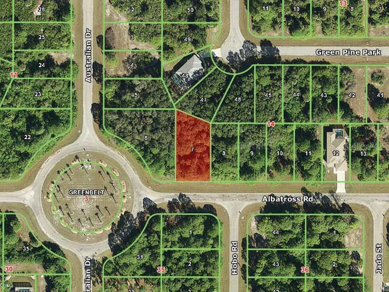 an outdoor view with garden