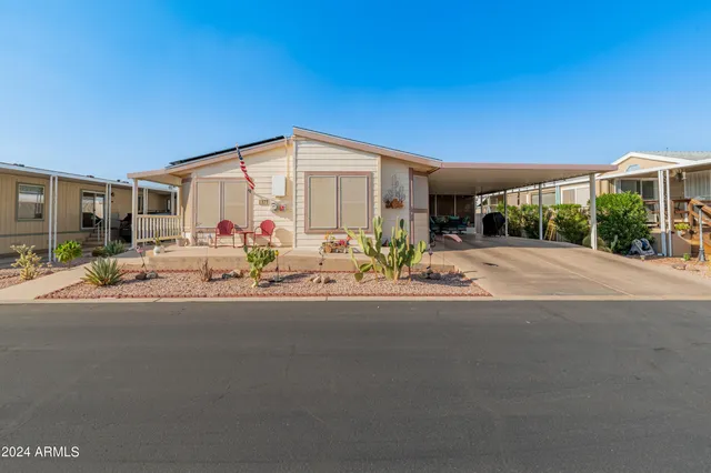 a view of a house with a patio
